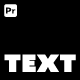 Text Animation for Premiere Pro - VideoHive Item for Sale