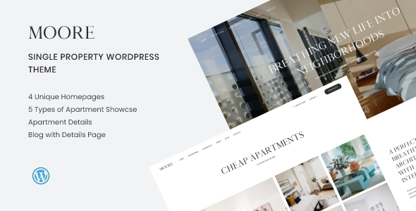 Moore - Single Property WordPress Theme by ovatheme | ThemeForest