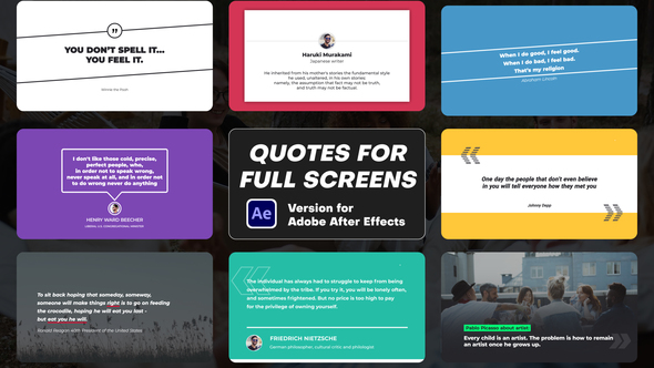 Quotes for Full Screens