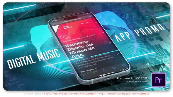 Digital Music App Promo