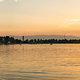 Lake schwarzl sunset panorama schwarzlsee near the styrian capitol graz in austria. View - PhotoDune Item for Sale