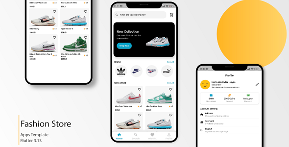 Fashion Store Template with Flutter