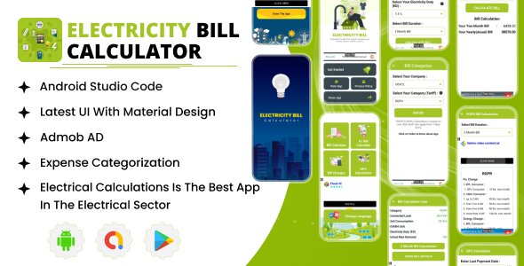 Electricity Bill Calculator – Home Electricity Bill – Electricity Bill Estimator Nulled