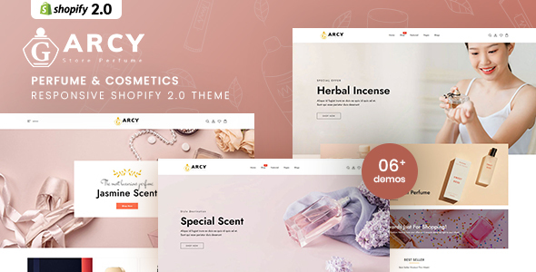 Garcy – Perfume & Cosmetics Responsive Shopify 2.0 Theme