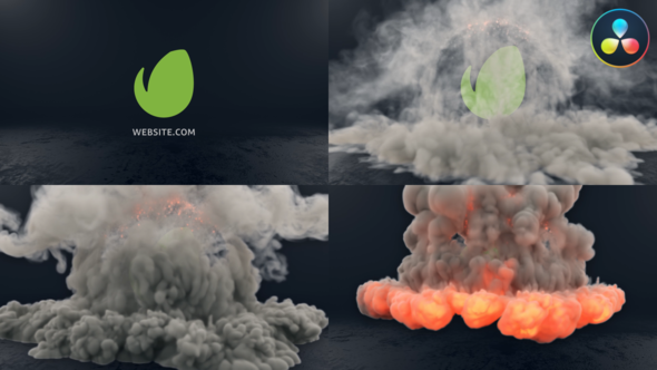 Smoke Logo for DaVinci Resolve