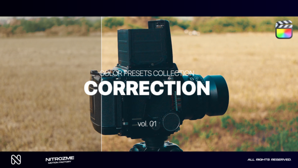 Correction LUT Collection Vol. 01 for Final Cut Pro X