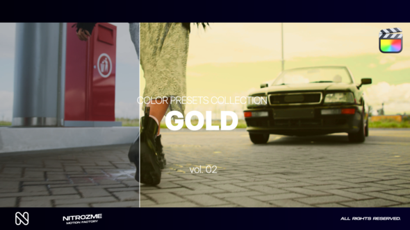 Gold LUT Collection Vol. 02 for Final Cut Pro X