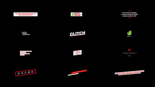 Glitch Titles 1.0 | AE