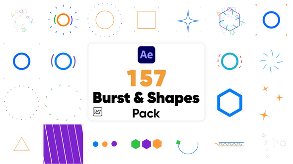 Burst and Shapes Pack For After Effects