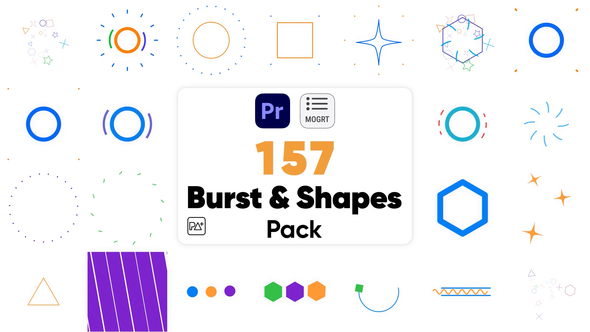 Burst and Shapes Pack For Premiere Pro