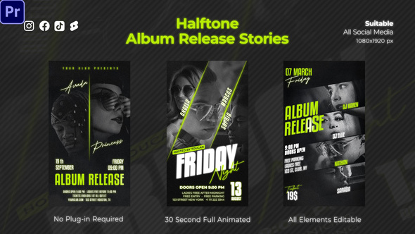 Halftone Album Release Stories