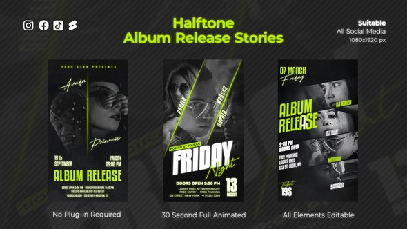 Halftone Album Release Stories