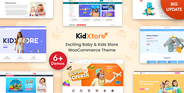 KidXtore - Baby Shop and Kids Store WooCommerce Theme by BZOTheme ...