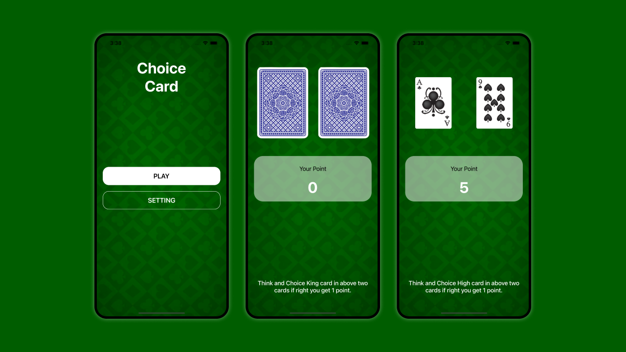 Choice Card - Poker iOS Card Game by sahilmoradiya | CodeCanyon