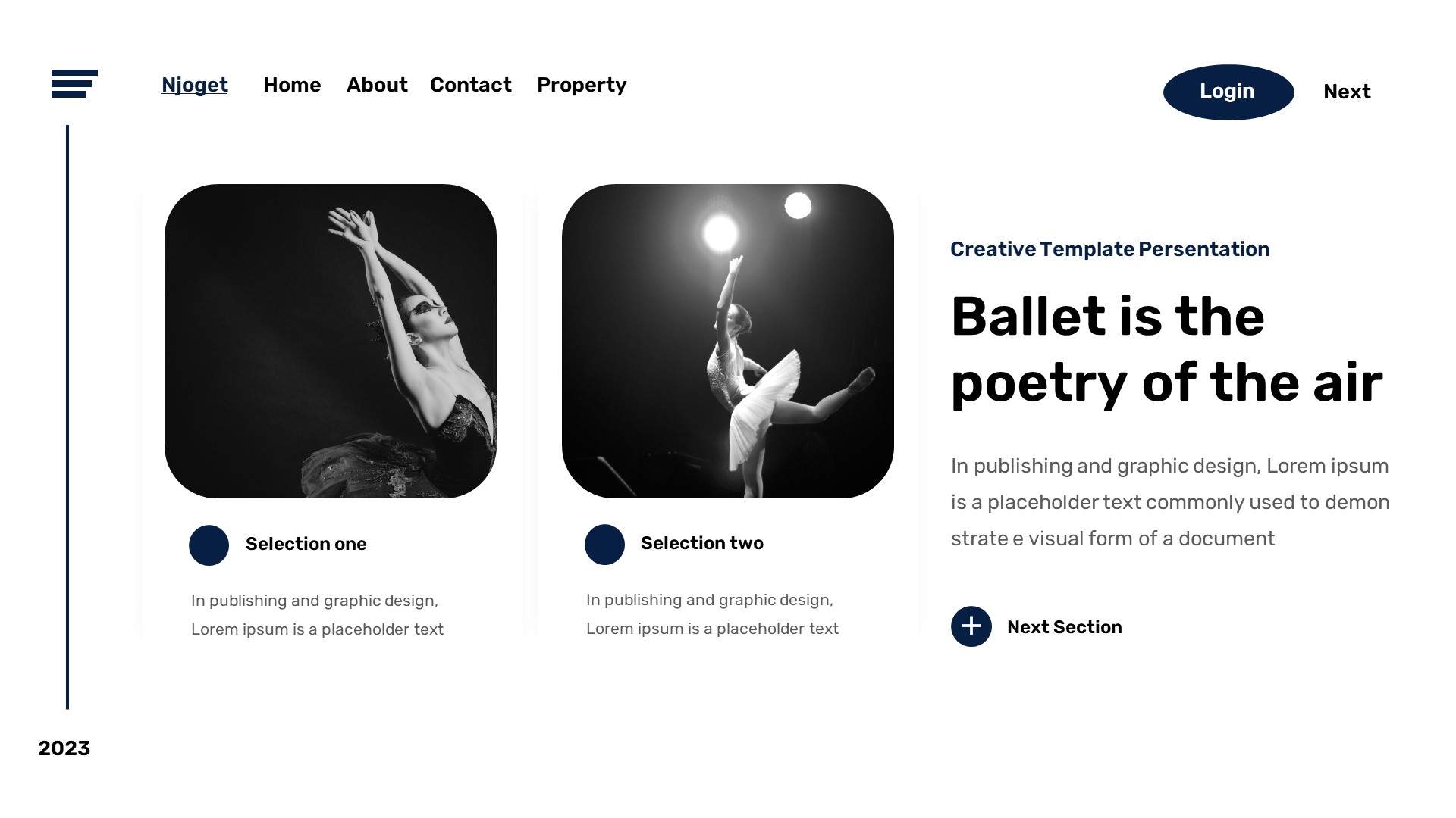 Njoget - Bae Dance Keynote Template, Presentation Templates | GraphicRiver