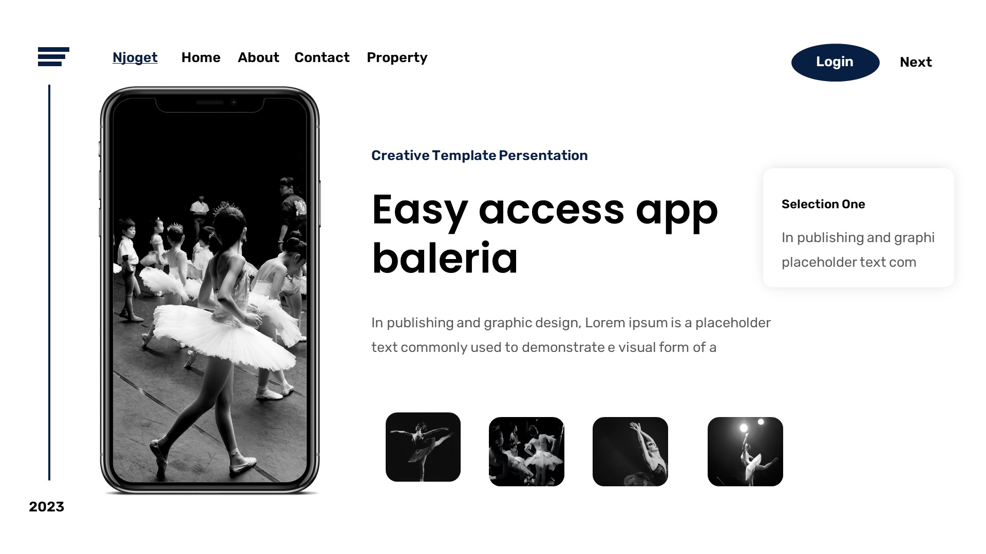 Njoget - Bae Dance Keynote Template, Presentation Templates | GraphicRiver
