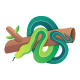 Snake Gradient Logo Template