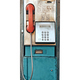 Old vintage coin operated public payphone isolated - PhotoDune Item for Sale