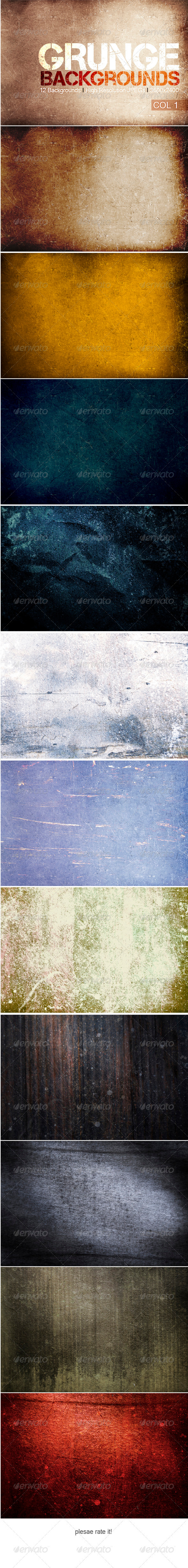 Grunge Backgrounds - Abstract Backgrounds
