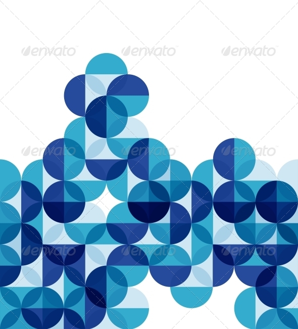 Blue Modern Geometrical Abstract Background - Backgrounds Business