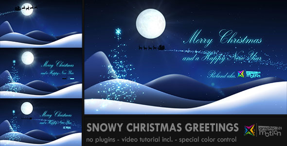 Snowy Christmas Greetings - VideoHive 3406948