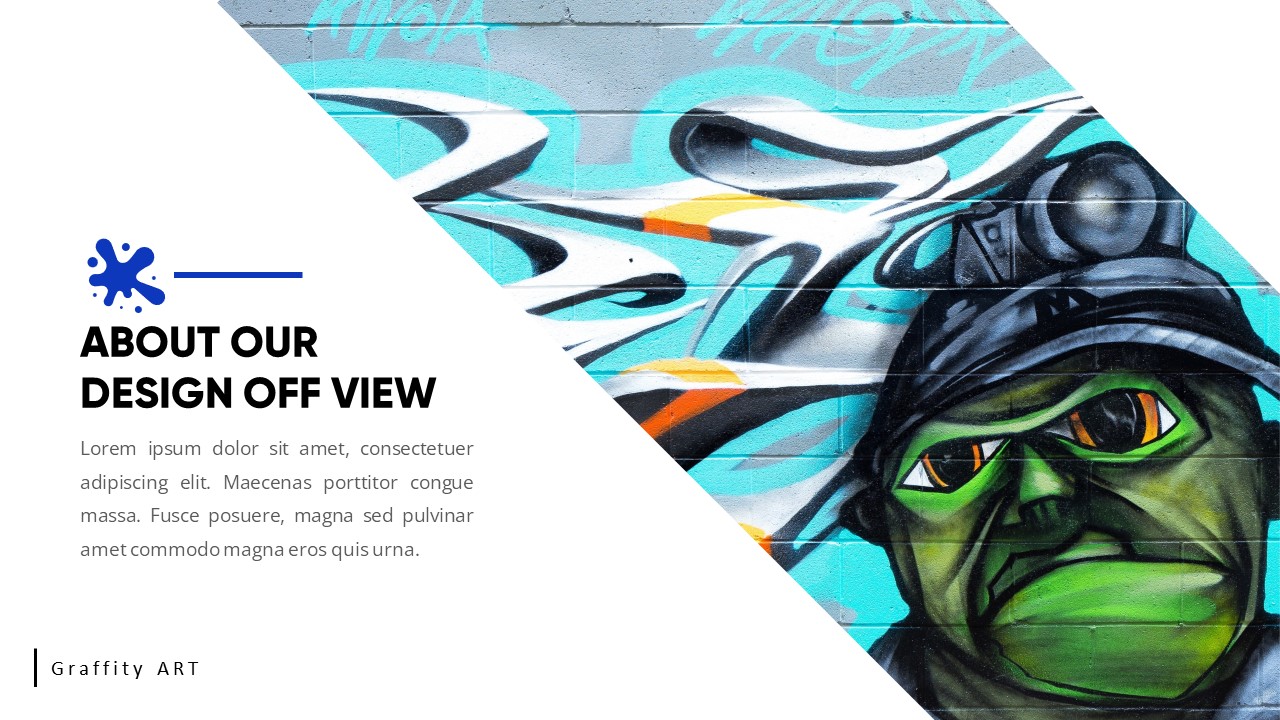 Gravit - Pop Art & Graffiti Powerpoint Template, Presentation Templates