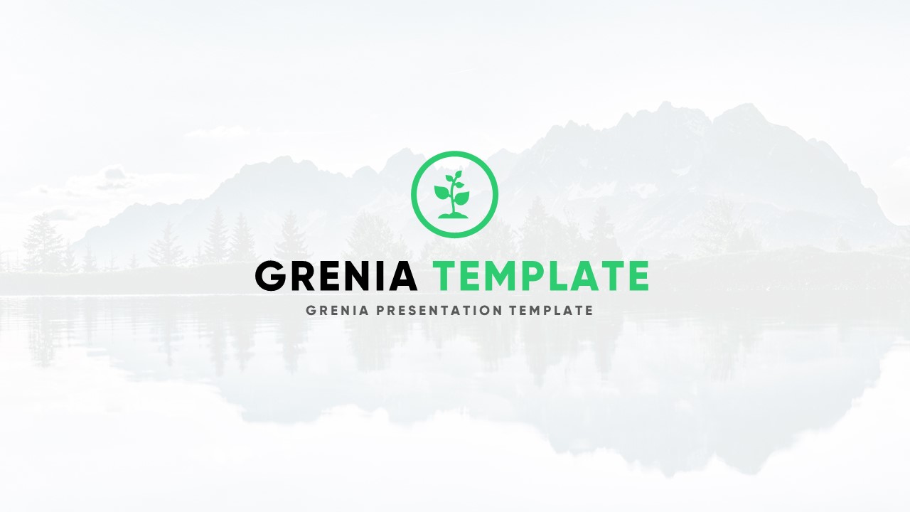 Grenia - Minimalist Tropical Google Slides Template, Presentation Templates