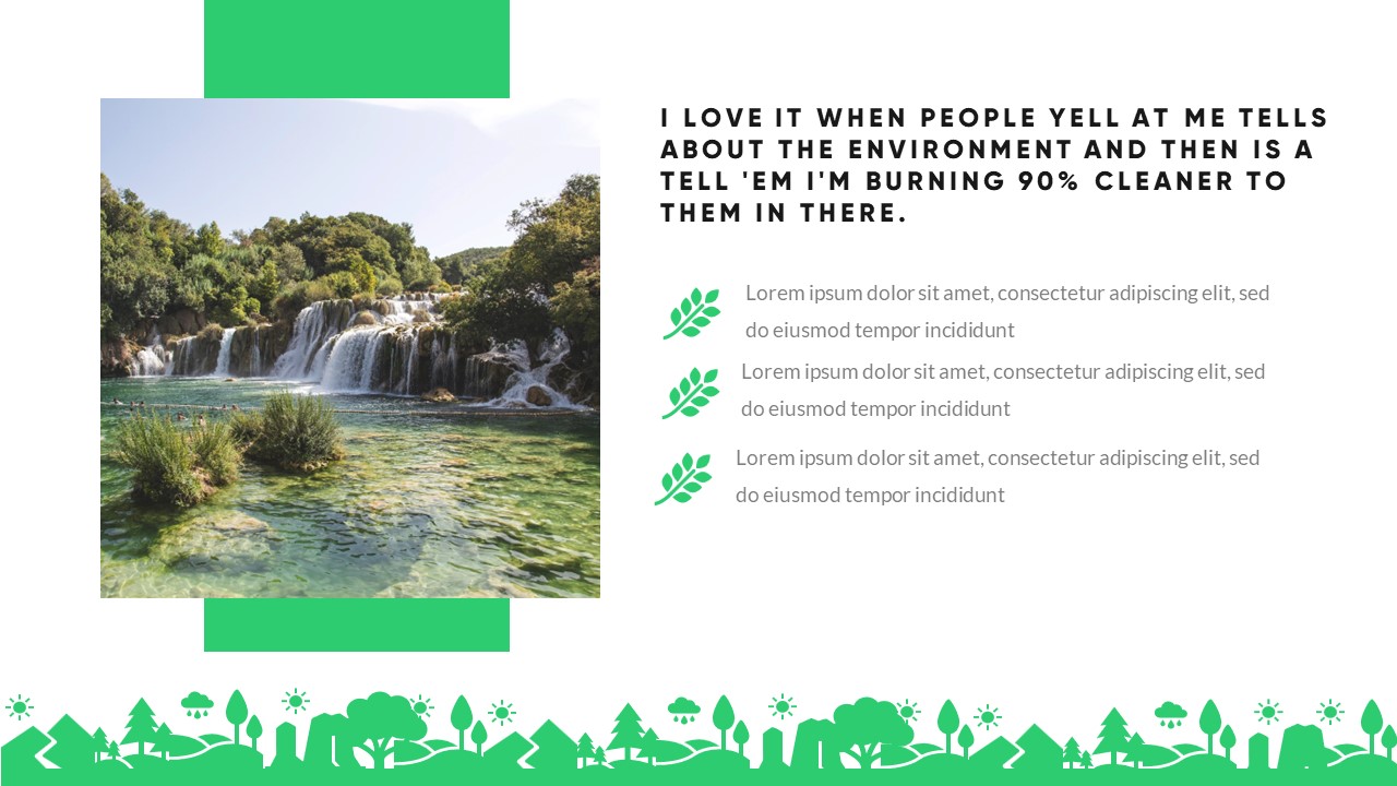 Grenia - Minimalist Tropical Google Slides Template, Presentation Templates