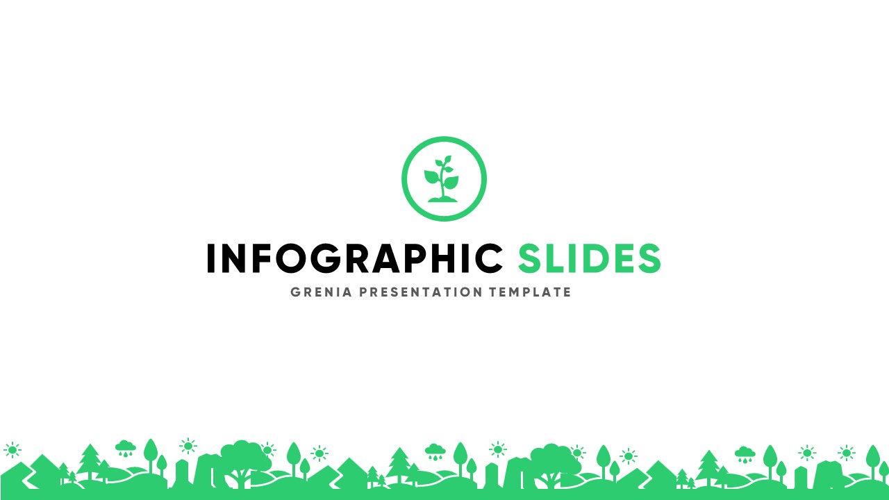 Grenia - Minimalist Tropical Powerpoint Template, Presentation Templates