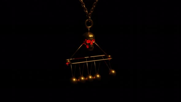 Pirate style jewelry isolated on a black background alt