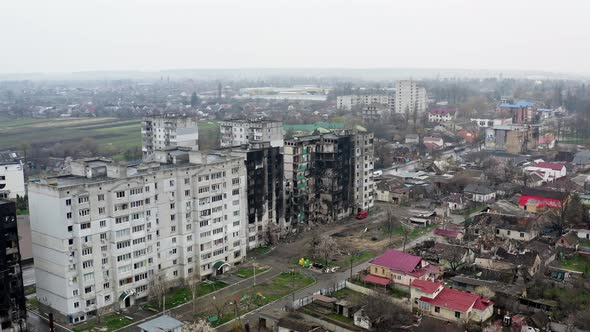 Borodianka Ukraine  April 22 Avidance of Russian War Crimes alt