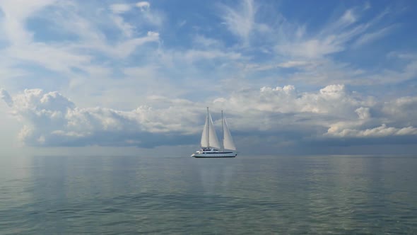 Sea, Sail And Clouds alt