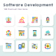 Software Development Flat Icons