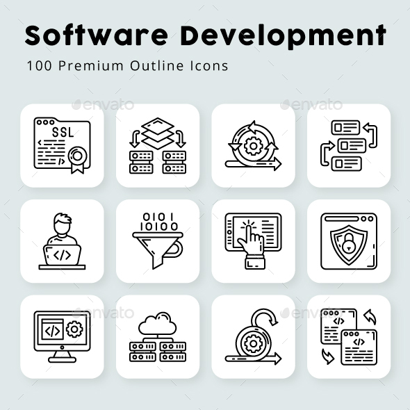 [DOWNLOAD]Software Development Outline Icons