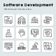 Software Development Outline Icons