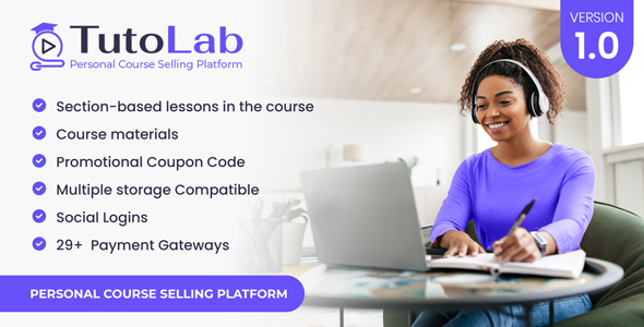 [DOWNLOAD]TutoLab - Personal Course Selling Platform