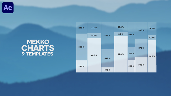 9 Mekko Charts | Infographics Pack