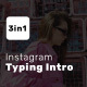 Instagram Typing Intro - VideoHive Item for Sale