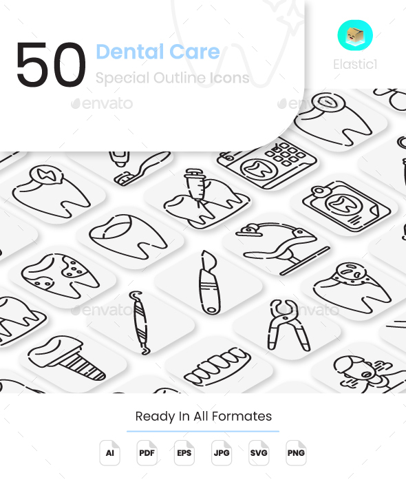 [DOWNLOAD]Dental Care Outline Icons