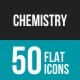 Chemistry Flat Multicolor Icons