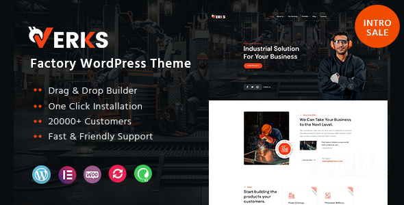 Verks - Factory WordPress Theme by zozothemes | ThemeForest
