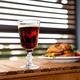 Glass with dark beer and hamburger on background - PhotoDune Item for Sale