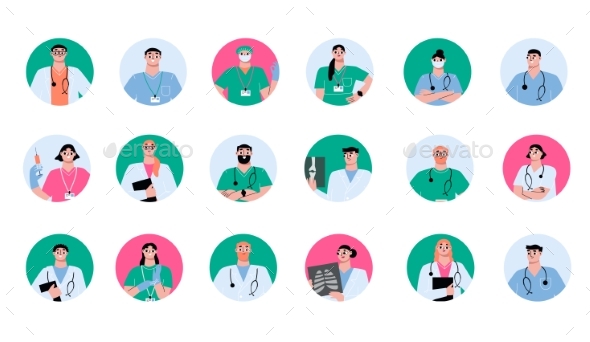 [DOWNLOAD]Doctor Medical Specialists Avatars Collection