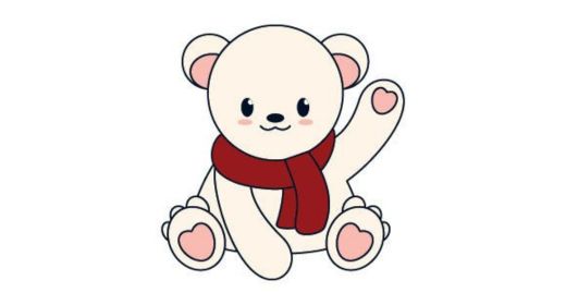 Cute Winter Polar Bear