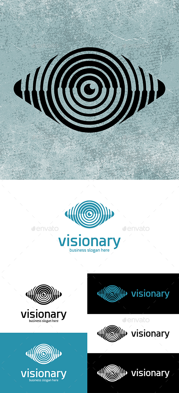 Visionary Abstract Eye Logo