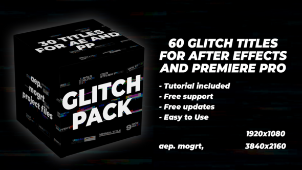 Glitch Titles Pack