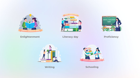 Schooling - Literacy Day and Teachers Day Concepts