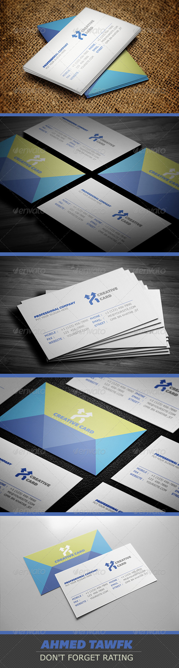 Professional Company Business Cards - Corporate Business Cards