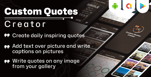 Custom Quotes Creator - Quotes Maker - Text on Photo - Quotes Photo Maker