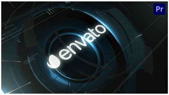 High Tech Logo Premiere Pro template preview